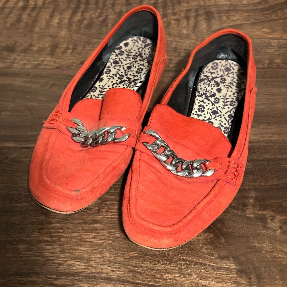 Dolce Vita Loafer in Red, Size 8.5